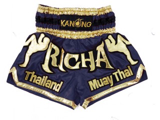 Shorts muay thai Personalizados : KNSCUST-1227 Marina