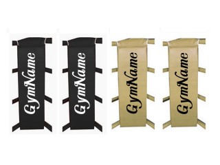 Cojines de esquina Ring Muay Thai (juego de 4) personalizados : Negro/Oro