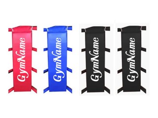 Cojines de esquina Ring Muay Thai (juego de 4) personalizados : Roja / azul / negra