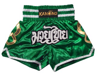 Pantalon Muay Thai Kanong  : KNS-143-Verde