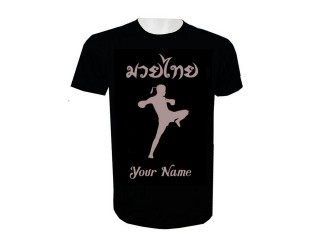 Camiseta Muay Thai masculina personalizada : KNTSHCUST-015