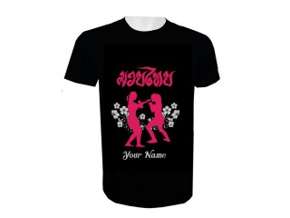 Camiseta Kickboxing feminina personalizada : KNTSHCUSTWO-001