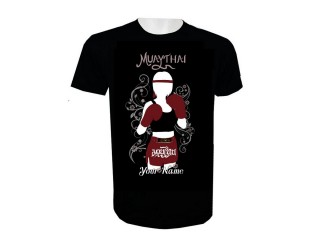 Camiseta Muay Thai feminina personalizada : KNTSHCUSTWO-003