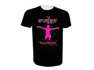 Camiseta Muay Thai feminina personalizada : KNTSHCUSTWO-005