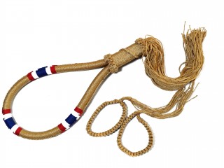 Boxsense Muay Thai Mongkon y Prajead (conjunto de accesorios)  : -Bandera-Oro