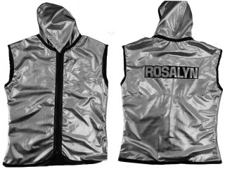 Personalizados - Kanong Sudaderas Muay Thai : KNHODCUST-003-Plata