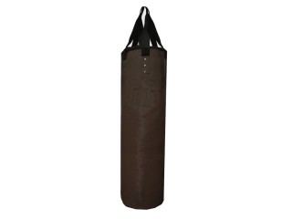 Saco de boxeo de Microfibra personalizado (vacío) : Marrón oscura 150 cm.