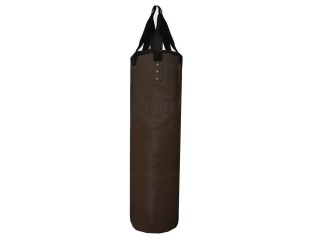 Saco de boxeo de Microfibra personalizado (vacío) : Marrón oscura 180 cm.