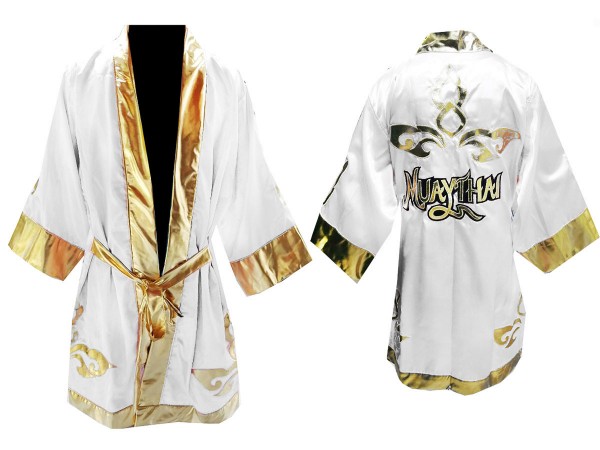 Personalizados - Kanong Bata de Boxeo : Blanco Lai Thai