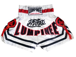 Short Muay Thai Niño Lumpinee : LUM-036-Blanco-K