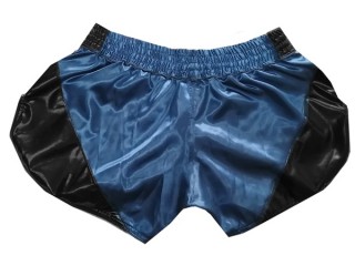 Pantalones Muay Thai Retro Kanong : KNSRTO-202-Azul marino