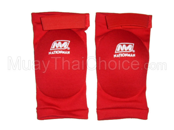 Muay Thai Protector de Codo de Nationaman : Rojo