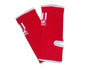 Protecciones de muay thai para los Tobillos para Niños : Rojo