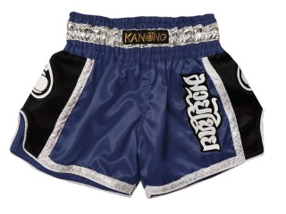 Pantalones Muay Thai Kanong para niños : KNSRTO-208-Azul marino