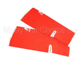 Muay Thai Protectores para los Tobillos : Rojo