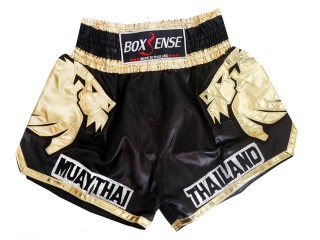 Short Muay Thai Feminino Boxsense : BXS-303-Oro-W