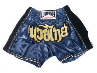 Lumpinee Pantalon Muay Thai mujer : LUMRTO-003 Azul marino-W