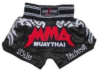 Pantalón Muay Thai Kick boxing Boxsense : BXS-066-Negro