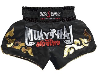 Pantalón Muay Thai Kick boxing Boxsense : BXS-092-Negro