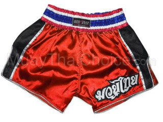 Pantalones Muay Thai Retro Boxsense : BXSRTO-001-Rojo