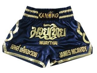 Pantalon de Muay Thai Personalizado : KNSCUST-1002 Marina