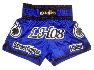 Pantalones Muay Thai Personalizados : KNSCUST-1067 Azul