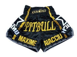Pantalones muay thay Personalizados : KNSCUST-1127 Negro