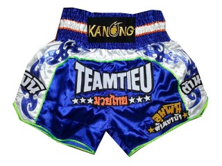 Pantalon muay thai personalizado: KNSCUST-1132 Azul