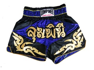 Pantalón Muay Thai Kick boxing Lumpinee : LUM-049-Azul
