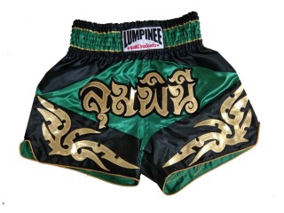 Pantalón Muay Thai Kick boxing Lumpinee : LUM-049-Verde