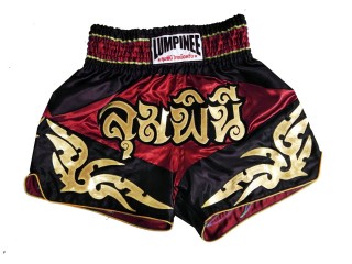 Pantalón Muay Thai Kick boxing Lumpinee : LUM-049-Rojo