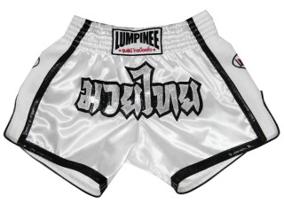 Pantalón de Muay Thai Lumpinee : LUMRTO-005-Blanco