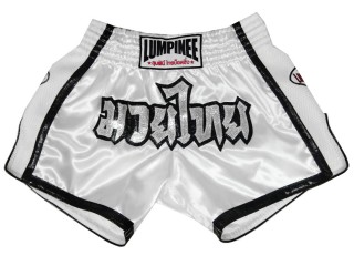 Pantalones Muay Thai Lumpinee : LUMRTO-005-Blanco