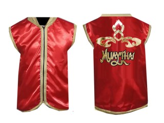 Personalizados - Kanong Chaqueta Muay Thai Cornerman : Rojo Lai Thai