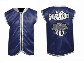 Personalizados - Kanong Chaqueta Muay Thai Cornerman : Azul marino Elefante