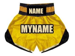 Shorts de boxeo personalizados : KNBSH-022-Oro
