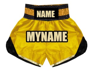 Shorts de boxeo personalizados : KNBSH-022-Oro