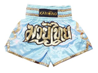 Pantalones Muay Thai Kanong  : KNS-121-azul claro