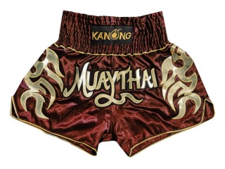 Pantalones Muay Thai Kanong  : KNS-134-Granate