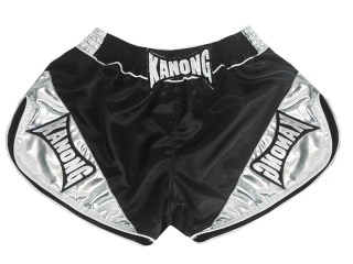 Short Boxeo Mujer Kanong : KNSRTO-201-Negro-Plata