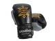 Guantes de Boxeo de Piel Kanong : Negro/Gris