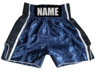 Pantalones de boxeo personalizados : KNBSH-027-Marina