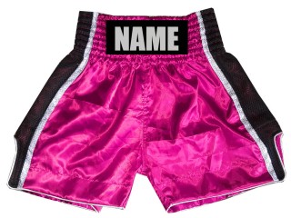 Pantalones de boxeo personalizados : KNBSH-027-Rosa