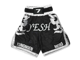 Shorts de Box Personalizados : KNBXCUST-2033-Negro