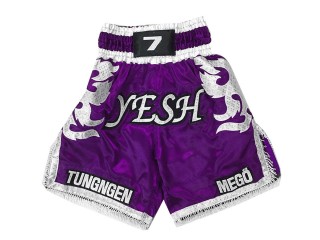 Shorts de Box Personalizados : KNBXCUST-2033-Púrpura