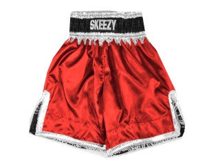 Shorts de Box Personalizados : KNBXCUST-2034-Rojo