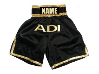 Shorts de Box Personalizados : KNBXCUST-2036-Negro