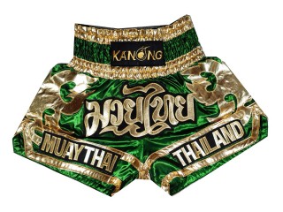 Pantalon Muay Thai Kanong  : KNS-136-Verde