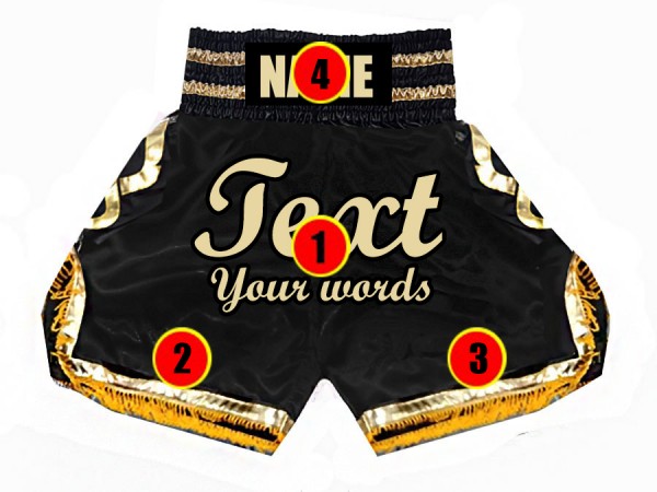 Pantalon de boxeo personalizados : KNBSH-017