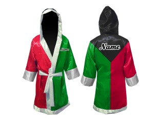 Kanong Bata de Boxeo : Negro/Verde/Rojo